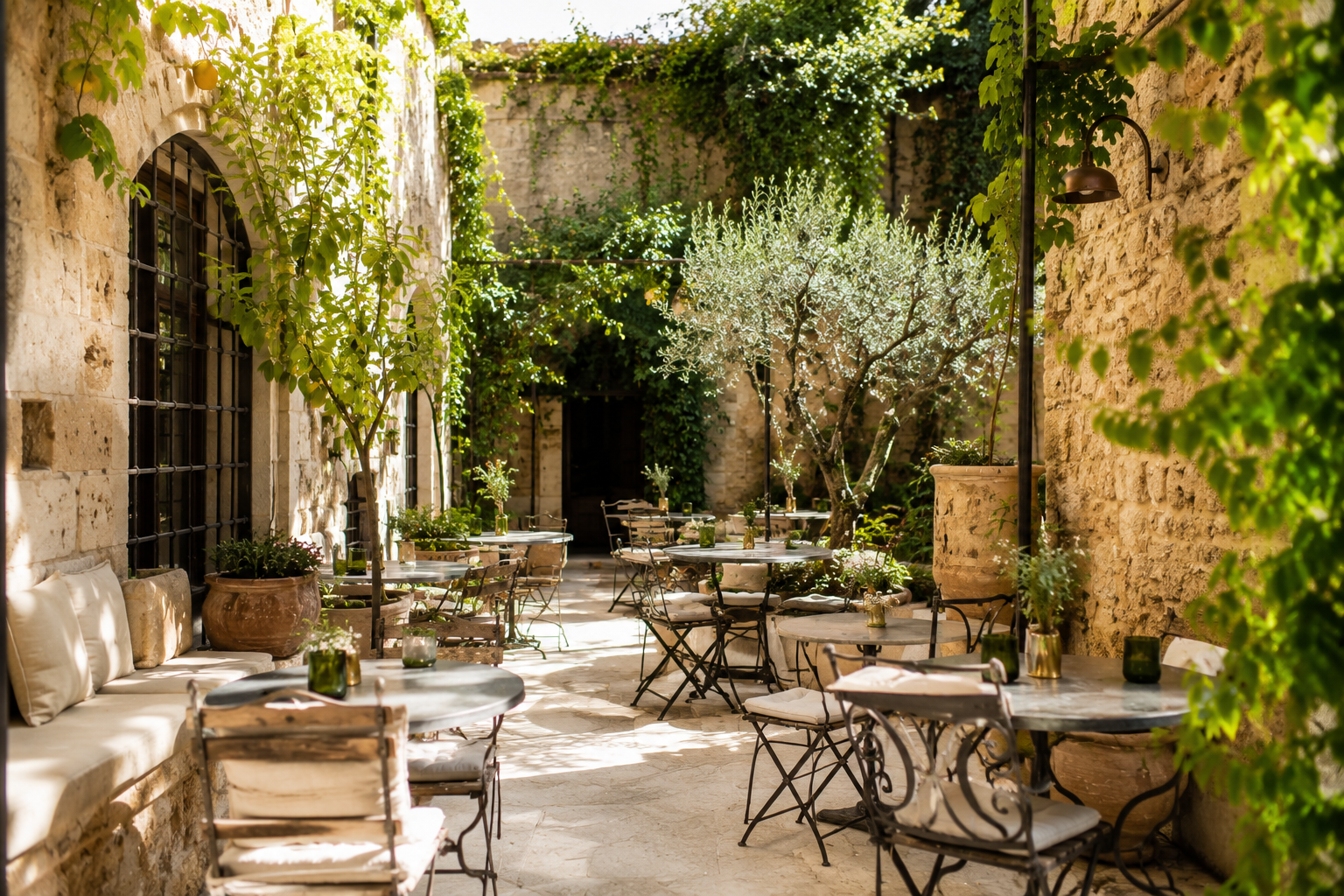 Outdoor Courtyard by day