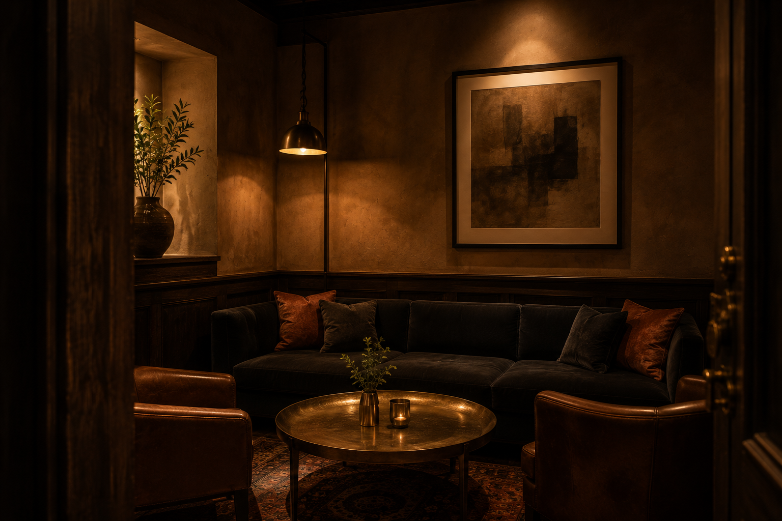 The Private Lounge by night