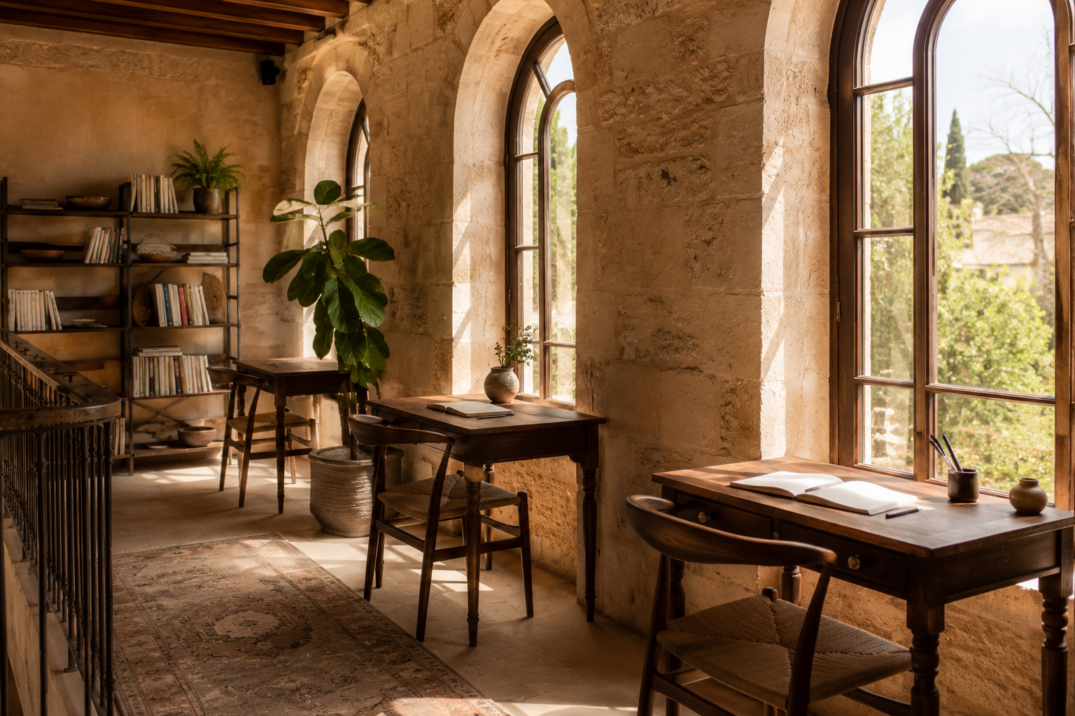 The Workroom, Upstairs by day